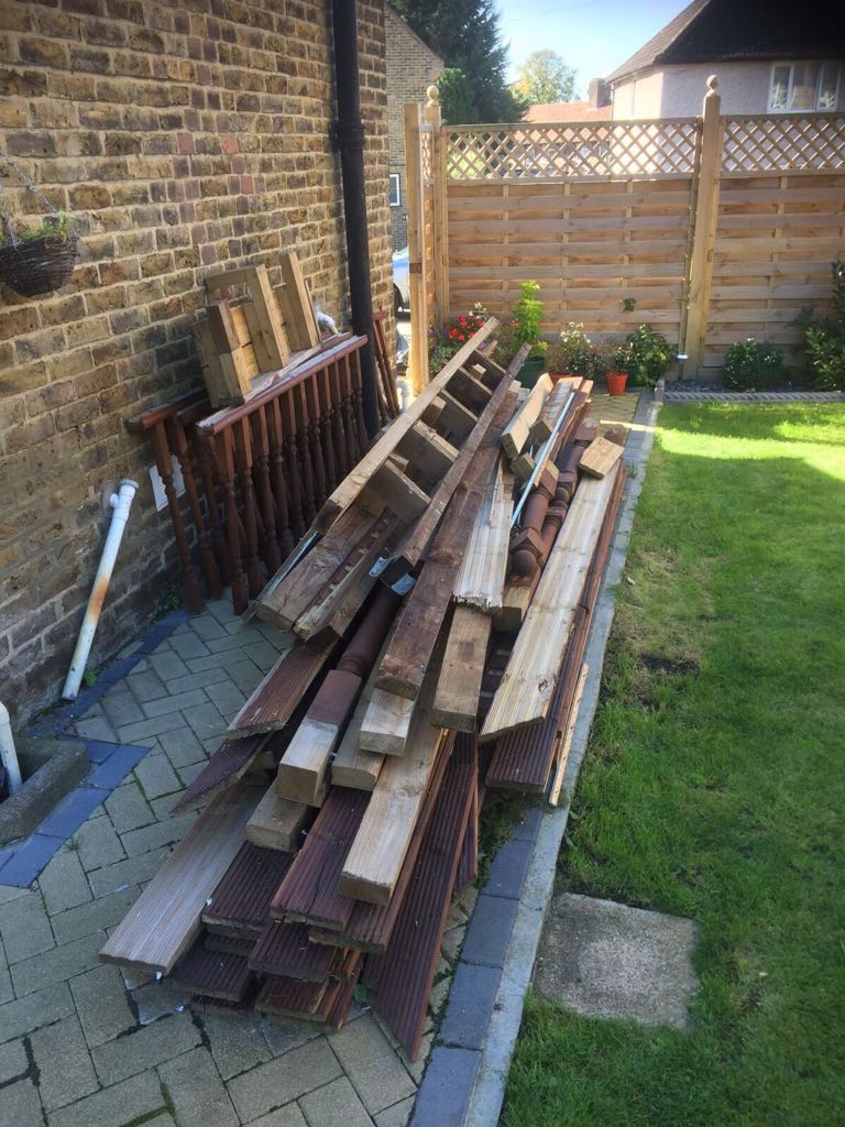Decking and Timber Removal Clear Space